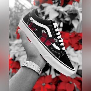 Red Butterfly Vans
